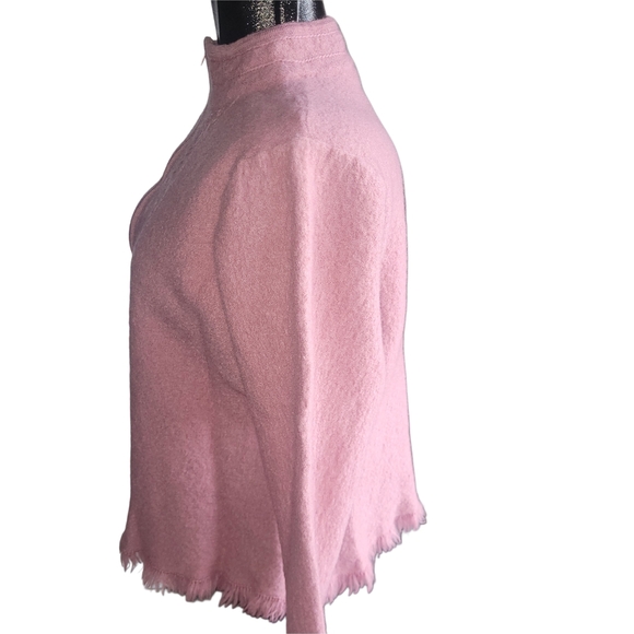 Essentials By Koret Pink Embroidered Zip-Up Cardigan Jacket XL - Picture 6 of 9